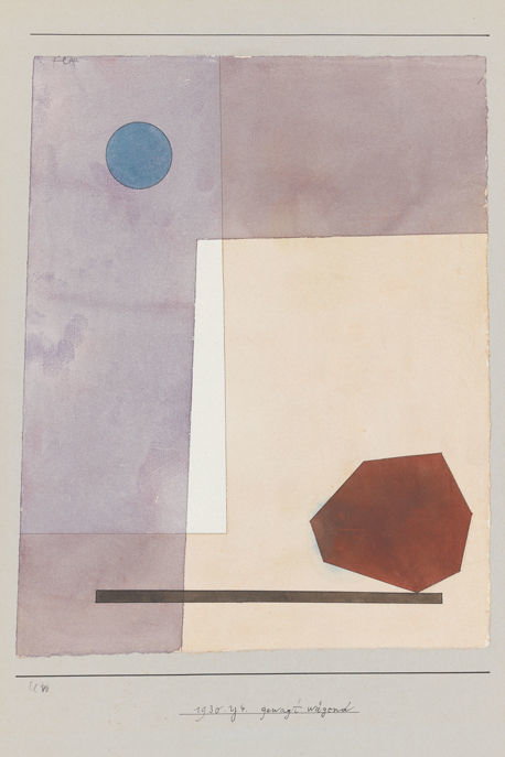 Zeichnung von Paul Klee, gewagt wägend, 1930