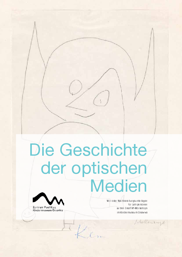 Cover für Materialien des Moduls "Die Geschichte der optischen Medien"