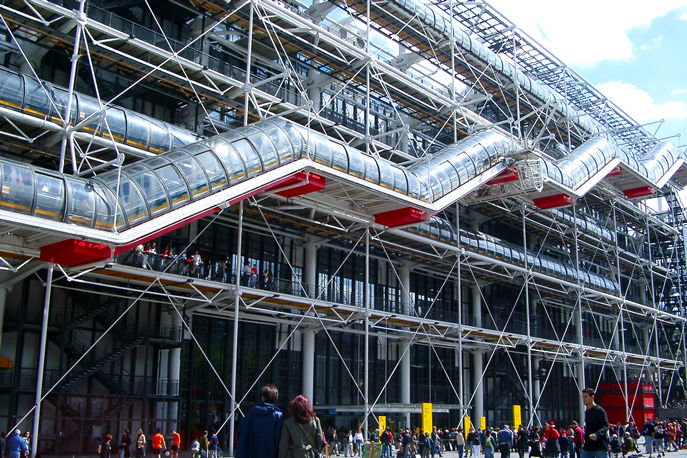 Toto des Centre Pompidou in Paris