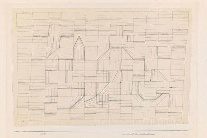 Abbildung des Werks "Architektur aus Variationen" von Paul Klee